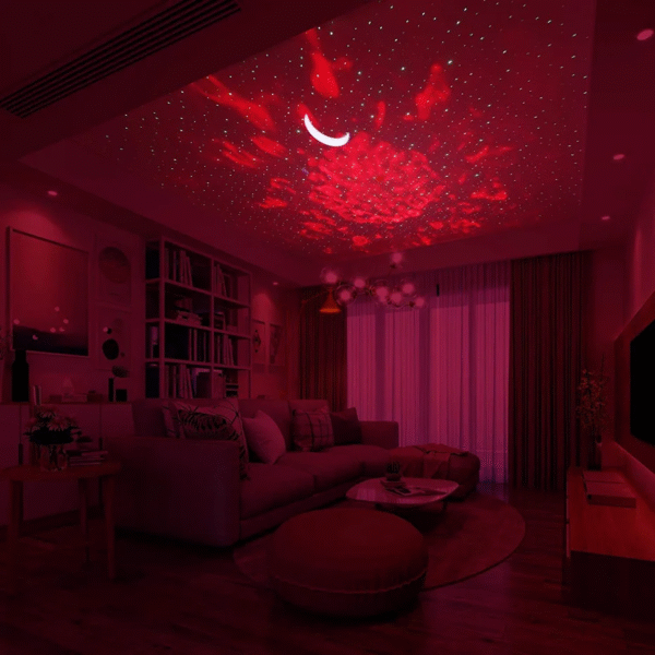 Smart LED Galaxy Projector – Bluetooth Speaker & Voice-Controlled Starry Sky Night Light for Bedroom Decor - Image 10